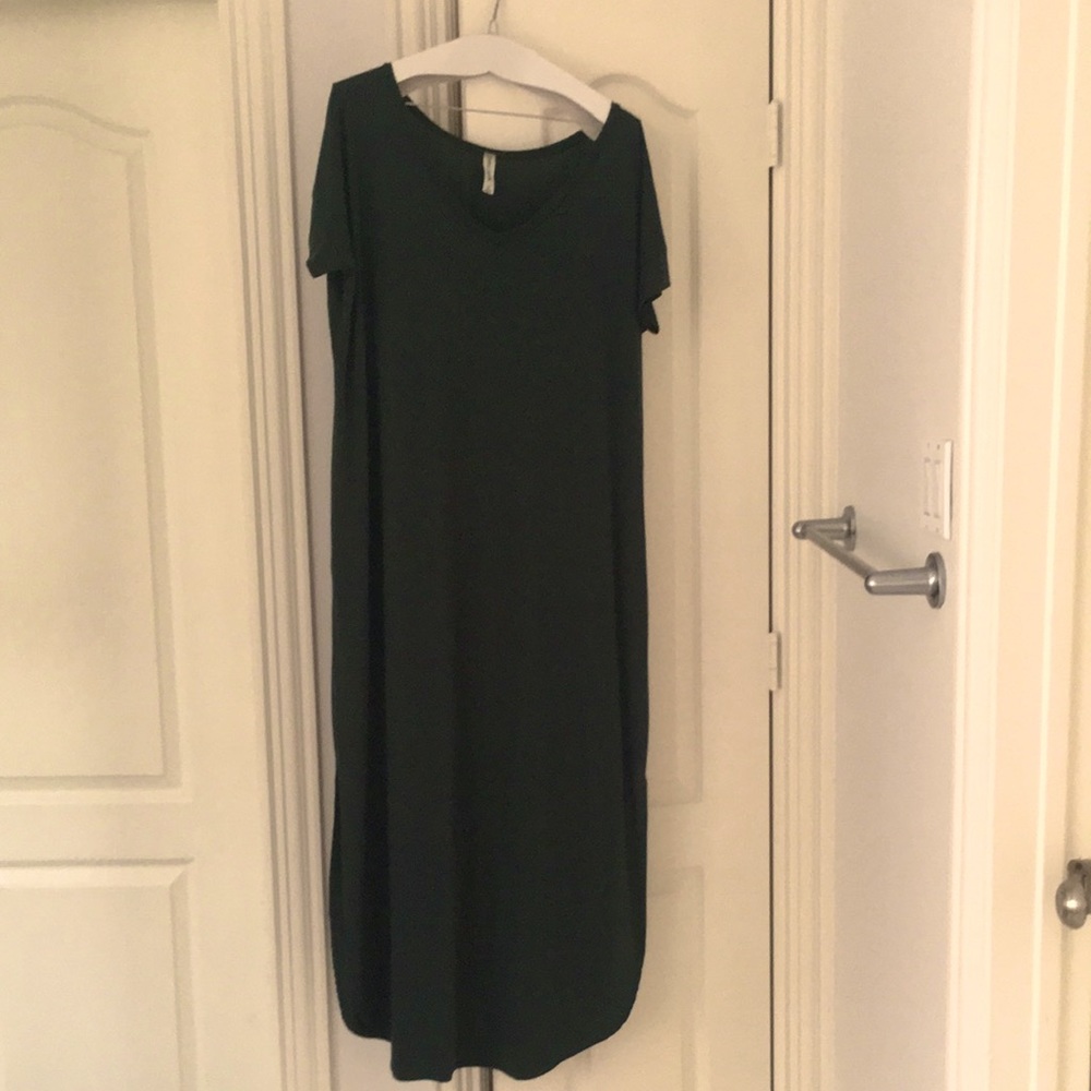 Maxi  cotton dress with pockets